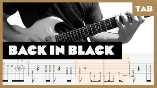 AC/DC - Back in Black - Guitar Tab | Lesson | Cover | Tutorial