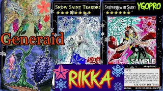 Rikka (Snowflower) Deck YGOPRO - yugioh!