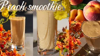 Best Healty Peach Smoothie | Only 3 Ingredients!