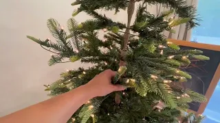Puleo International 6 5 Foot Pre Lit Aspen Fir Artificial Christmas Tree Review