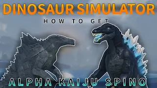 Dinosaur Simulator - How will Kaiju Spino be obtained/kaiju spino remodel change/ k quetz remodel