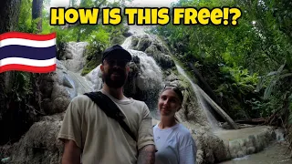 🇹🇭 How is this FREE!? 📍Sticky Waterfalls (Bua Tong) Chiang Mai Thailand