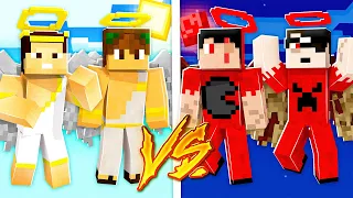 GÊMEOS do BEM vs MAL no Minecraft 👼/👿