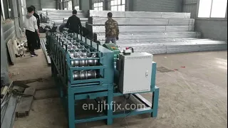 38mm-51mm round pipe to square pipe making machine 3 sizes in 1 tube mill machinery