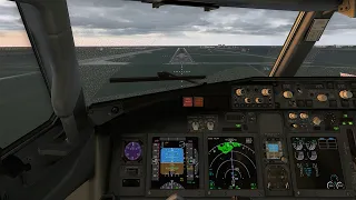 Landing in Odessa | UKOO | Odesa International Airport | Boeing 737-800 | Zibo Mod | X-Plane 11