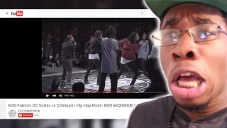 KOD France | DC Vortex vs Criminalz | Hip Hop Final | #2016KODWORLDCUP REACTION!