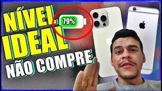 QUAL NÍVEL IDEAL DA BATERIA PARA COMPRAR UM IPHONE USADO BATERIA ORIGINAL | CANAL IODROID