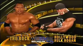 The Rock vs Hulk Hogan - WrestleMania 18 ( HighlightsHD)