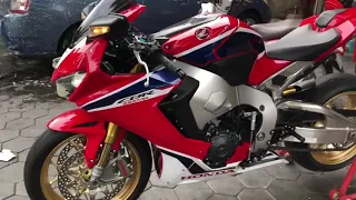 CBR1000rr SP 2018 Akrapovic exhaust sound