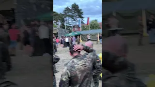 Ein Fest bei der Infanterie Schule in Hammelburg weiter Bundeswehr. Es war ein toller Abend