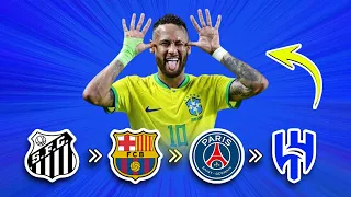 Guess The Footballer From Their Transfers ⚽ Football Quiz 2023/24 | Ronaldo, Messi, Mbappe, Neymar