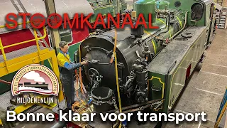 Bonne HSIJ Loc 57 klaar voor transport naar de Miljoenenlijn