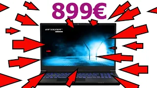 ERAZER - DEPUTY P40 MD62551 - 15,6" 144 Hz -Intel Core i5-12450H - RAM 16GB - SSD 512GO RTX 4060