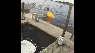 Personal Water Craft (PWC) explosion, Oyster Bay, NY.  August 15, 2021
