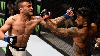 UFC 191 LINEKER VS RIVERA REVIEW | CRAZY SLUGFEST (September 5, 2015)