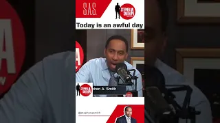 Stephen A smith's having a very bad day
