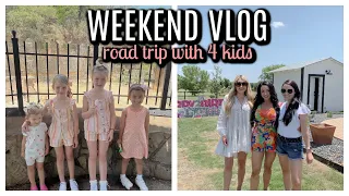*NEW* WEEKEND VLOG | ROAD TRIP DAY IN THE LIFE WITH 4 KIDS | Tara Henderson