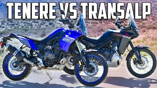Yamaha Tenere vs Honda Transalp - Sub $11K ADV Comparison - Cycle News