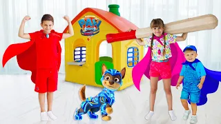 Diana and Roma's Mighty PAW Patrol Adventure!