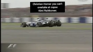 "you can't overtakes at copse" kimi Raikkonen: hold my beer