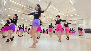 Drop It Line Dance Practice l Improver l 드랍 잇 라인댄스 l Linedancequeen l Junghye Yoon