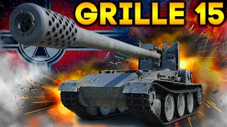 Grille 15 НА ОХОТЕ Часть 2. 8к урона. Полный бой.  "Штурмовая" ПТ-САУ в деле. #wot