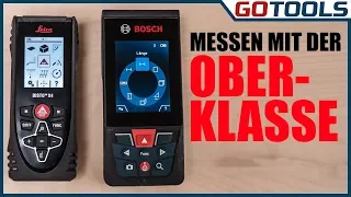 Vermessen? Oder gute Alternative? Die Lasershow: Bosch GLM120C vs Leica DistoX4