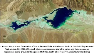 'This is weird': Experts 'shocked' by record-breaking longevity of Death Valley's phantom lake