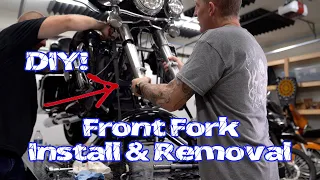 How to Remove & Install Harley-Davidson Front Forks