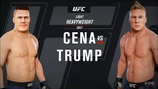 EA Sports UFC 3 - JOHN CENA vs DONALD TRUMP - Gameplay (HD) [1080p60FPS]