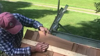 How to build a roof ridge cap