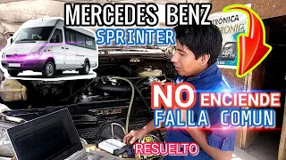 MERCEDES BENZ SPRINTER / FALLAS COMUNES / NO ENCIENDE EL MOTOR,SISTEMA COMMON RAIL SISTEMA ELECTRICO