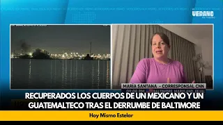 Recuperados los cuerpos de un mexicano y un guatemalteco tras el derrumbe de Baltimore