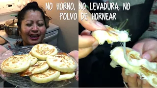 PAN DE AJO Y QUESO SIN HORNO, SIN LEVADURA Y SIN POLVO DE HORNEAR | RICO BIEN FACIL | YUMMY❗️