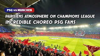 Great Atmosphere PSG Fans Show Choreo on Champions League | PSG - Bayern Munchen (14.02.23)