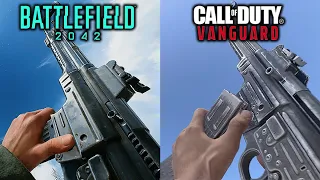 Battlefield 2042 vs Vanguard Weapon Comparison