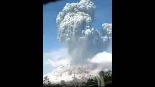 Massive Volcano Eruption Indonesia 14th October 2019