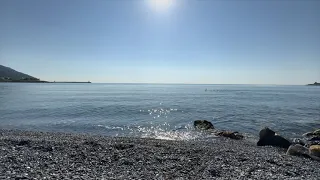 Beach Porto Maurizio Imperia - Italy 🇮🇹 (Relax video)