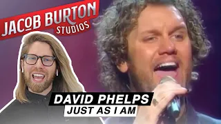 Vocal Coach Reacts to David Phelps - Just As I Am