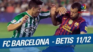 Highlights FC Barcelona vs Real Betis (4-2) 2011/2012