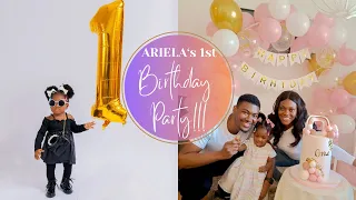 ARIELA'S 1ST BIRTHDAY PARTY in Germany🇩🇪! Last minute preparations, shopping, setup& opening gifts