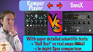 Kemper Player vs ToneX Pedal: the definitive comparison (Scientific Tone Comparison vs tube amp)