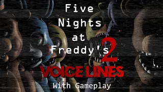 [C4D] FNaF 2 Gameplay With Voice Lines