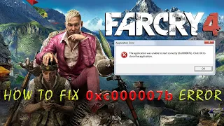 Farcry 4 0xc000007b error fixed |how to fix 0xc000007b error in farcry 4|100% working| (best method)