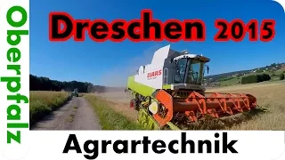 Dreschen 2015 |GoPro| Fendt828|ClaasLexion480|Sommer 2015