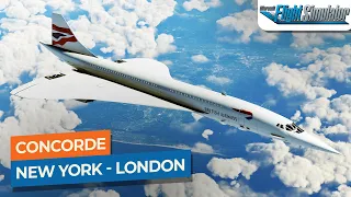 [MSFS] New York JFK to London Heathrow - Concorde British Airways｜Drawyah