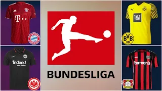 All New Kits Team In Bundesliga 2021-2022