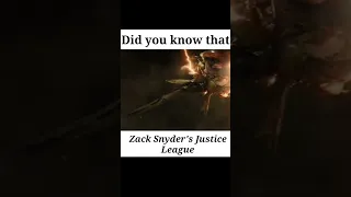 Did you know that in Zack Snyder, s Justice league #shorts #youtubeshorts #zacksnydersjusticeleague