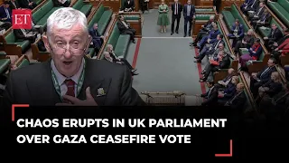 UK parliament descends into chaos over vote on Gaza ceasefire; speaker apologises