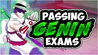 PASSING The Genin Exams by OUTPLAYING Opponents! | Roblox | Shinobi Origin